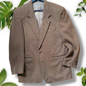 Vintage Wool-Angora-Cashmere Luxury Harry Rosen Overcoat, sz L-XL